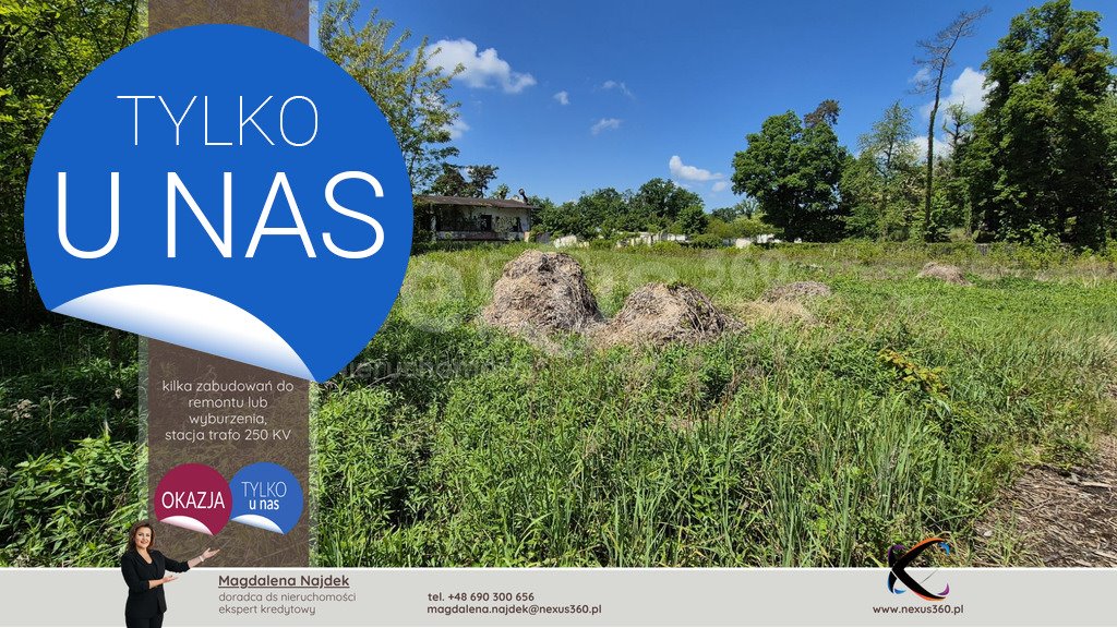 Wieloformacyjna działka z zabudowaniami do remontu lub wyburzenia Wróblowice  36 981m2 Foto 1