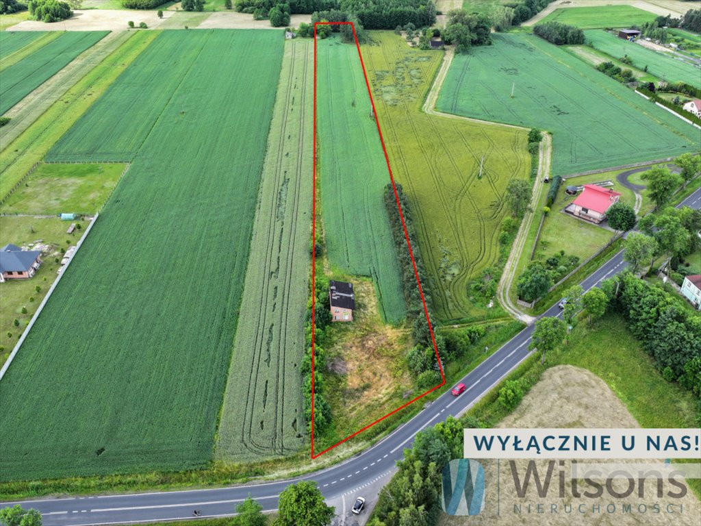 Działka 16 790 m² z MPZP, budynek w stanie surowym Nowa Brzeźnica, Kościuszki  16 790m2 Foto 1