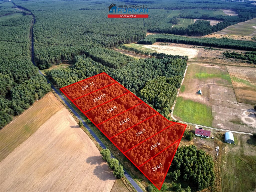 Działka w Łomnicy przy lesie, asfalt, prąd i woda Łomnica  3 118m2 Foto 1