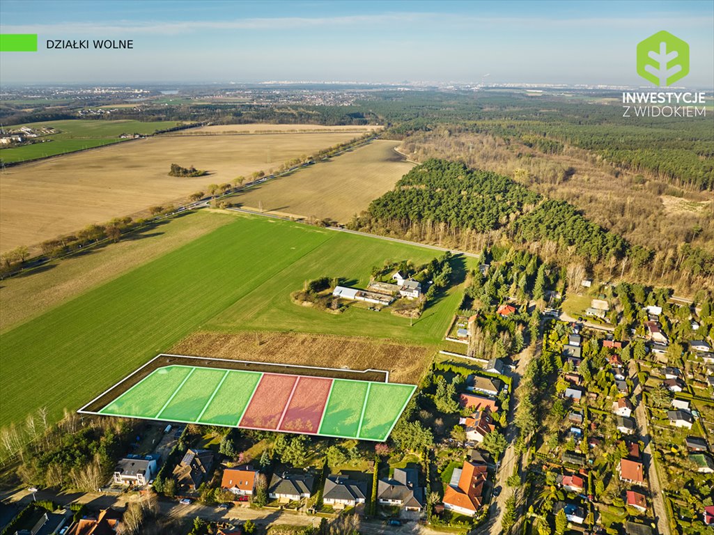 Działki w Wierzonce (blisko lasu i Poznania, 1169 m²) Wierzonka, Blisko miasta, jeszcze bliżej natury – działki w Wierzonce  1 169m2 Foto 1