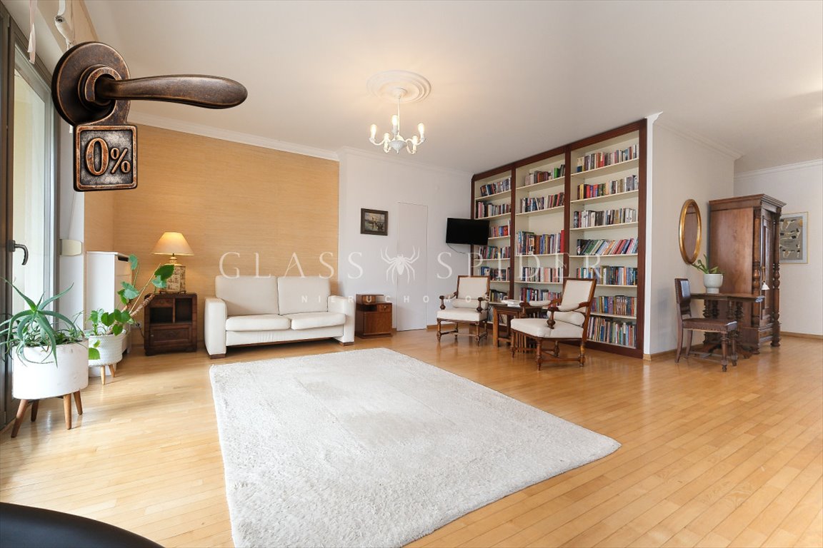 Przestronny apartament 160 m2 z dużym tarasem i zielonym patio Warszawa, Wilanów, Sarmacka  160m2 Foto 1