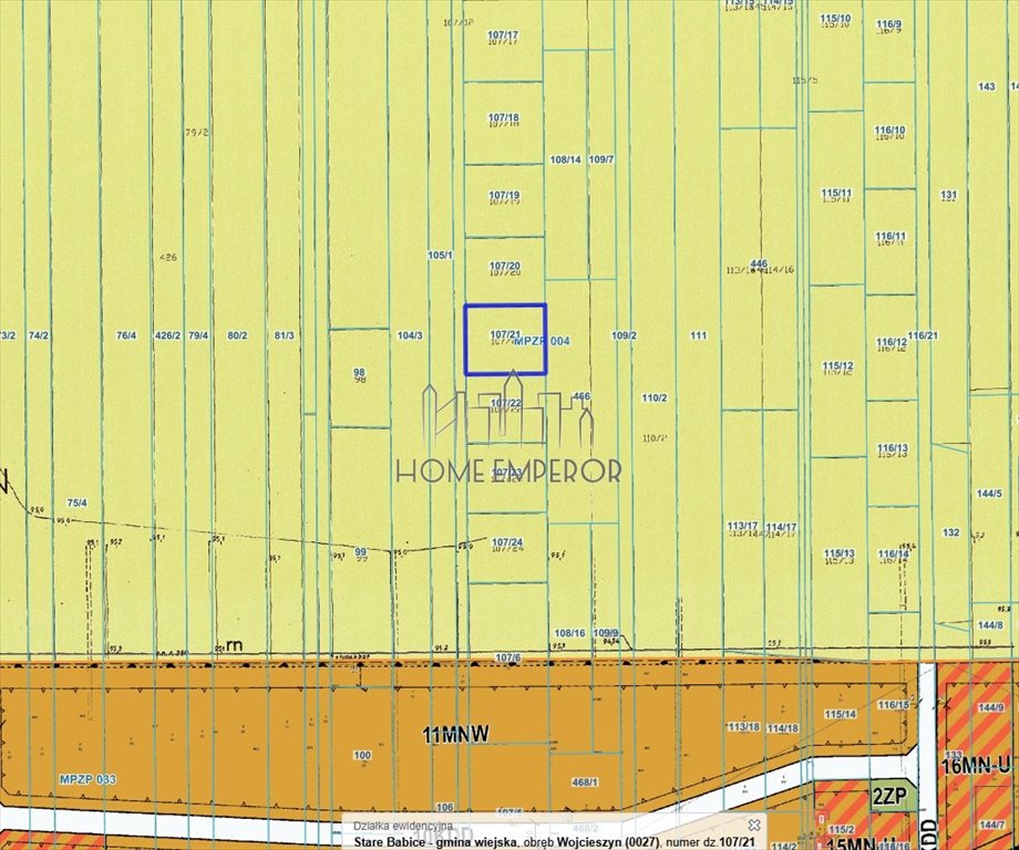 Działka rolna na sprzedaż Wojcieszyn  1 000m2 Foto 1