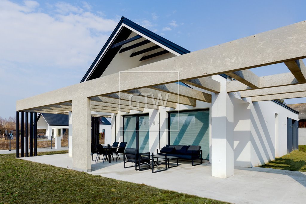 Nowoczesny dom 140 m2 z panoramicznym salonem i luksusowym wykończeniem Lesznowola  140m2 Foto 1