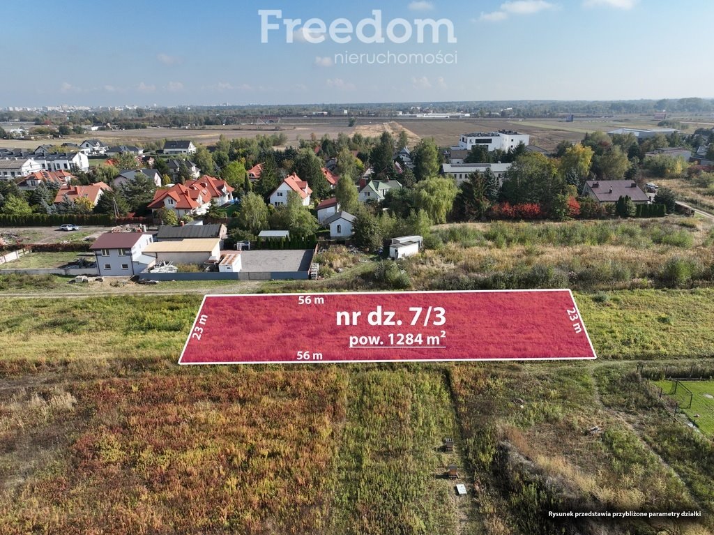 Działka 1284 m² w Dawidach Bankowych – idealna pod dom! Dawidy Bankowe, Kwiatów Polnych  1 284m2 Foto 1