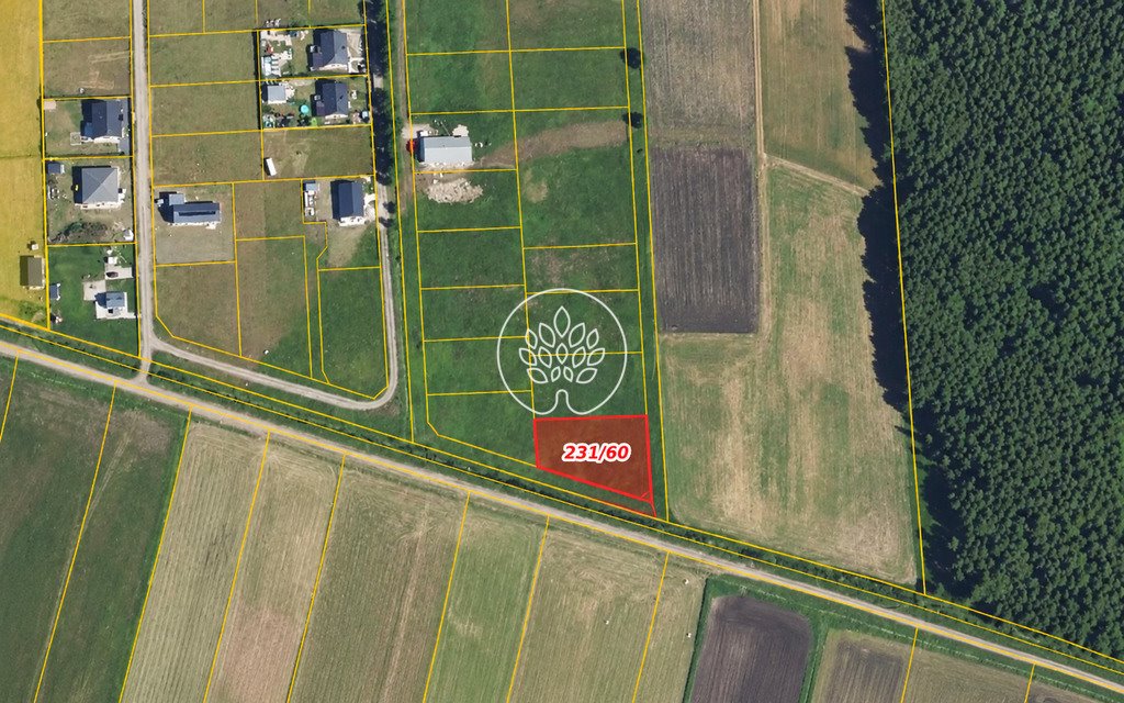 Działka budowlana 1224 m² pod dom w Kruszynie Krajeńskim - polecam! Kruszyn Krajeński  1 224m2 Foto 1