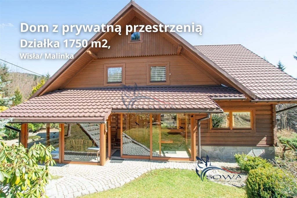 Wyjątkowy dom z bala 280 m² na dużej działce 1750 m² Wisła, Głębce  390m2 Foto 1