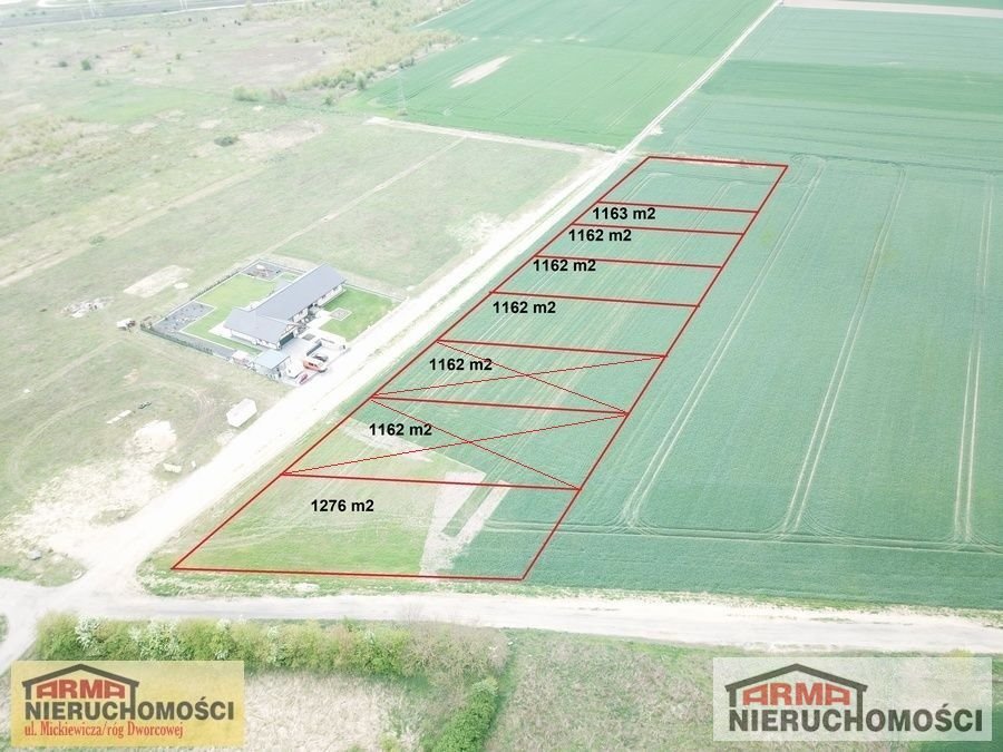 Działka 1162 m² z warunkami zabudowy i pięknym widokiem Grzędzice  1 162m2 Foto 1