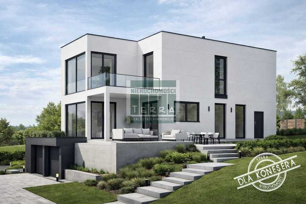 Nowoczesny dom z panoramicznymi oknami i dużą działką Zielona Góra  268m2 Foto 1