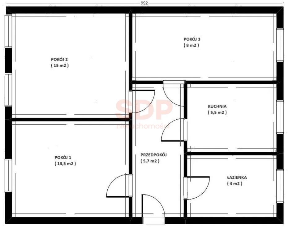 Mieszkanie trzypokojowe na sprzedaż Wrocław, Fabryczna, Nowy Dwór, Wojrowicka  52m2 Foto 10