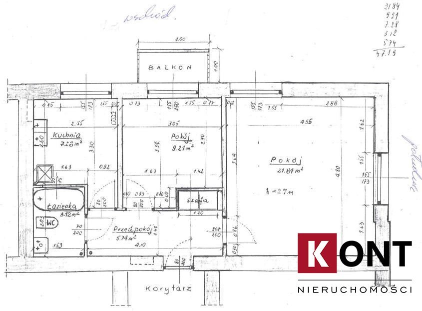 Mieszkanie dwupokojowe na wynajem Kraków, Stare Miasto, Stare Miasto, al. 29 Listopada  48m2 Foto 11