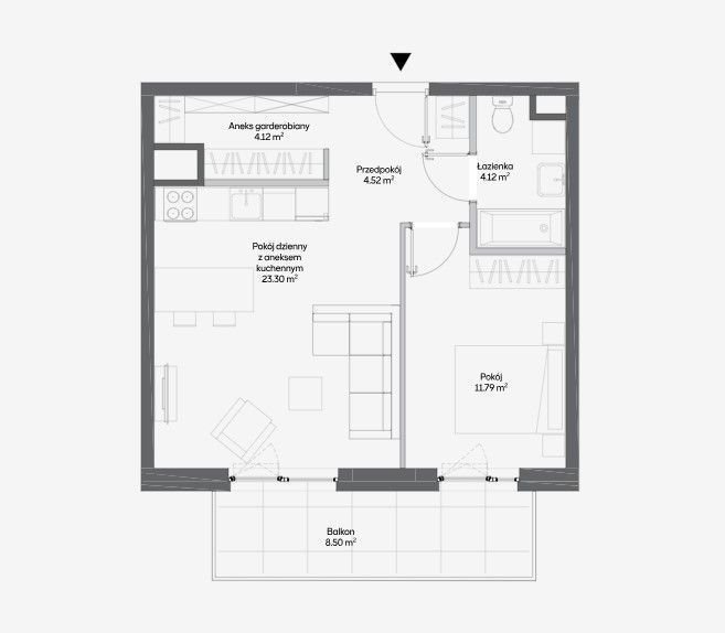 Mieszkanie dwupokojowe na sprzedaż Warszawa, Włochy, Raków, Fajansowa  48m2 Foto 1