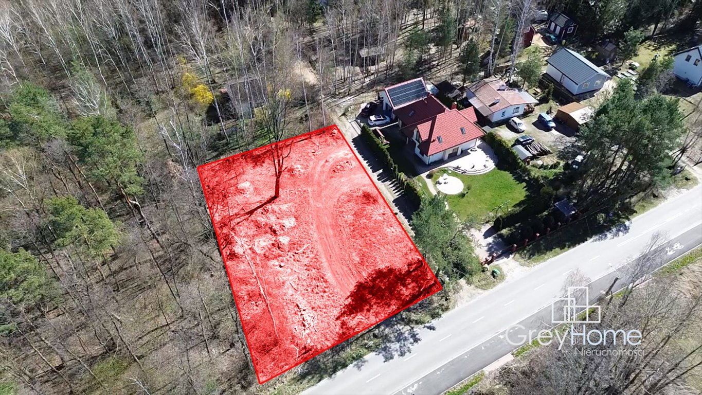 Działka budowlana 1098 m² z dostępem do drogi asfaltowej Wola Karczewska, Wola Karczewska  1 098m2 Foto 1