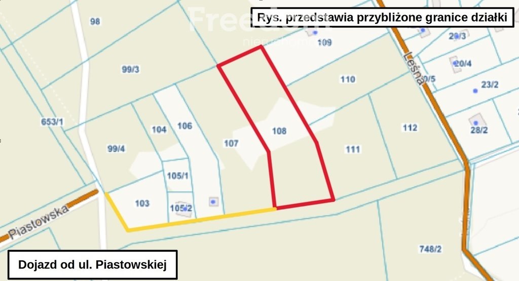 Działka leśna na sprzedaż Międzyborów  5 020m2 Foto 14