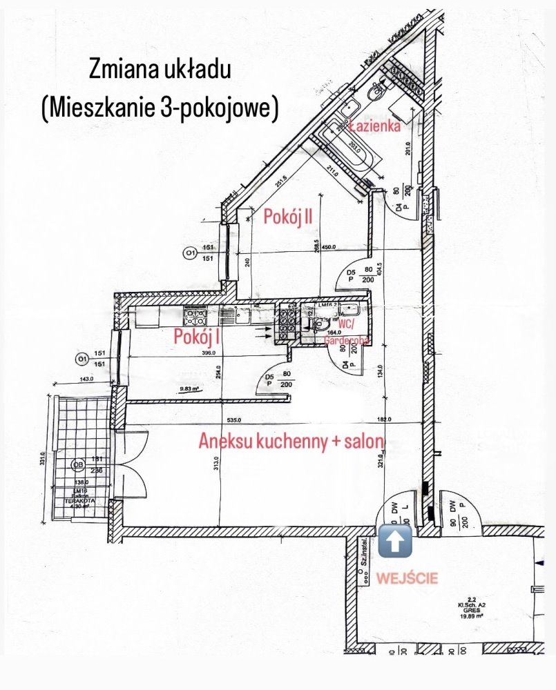 Mieszkanie dwupokojowe na sprzedaż Kielce, Szydłówek, Okrzei  60m2 Foto 8