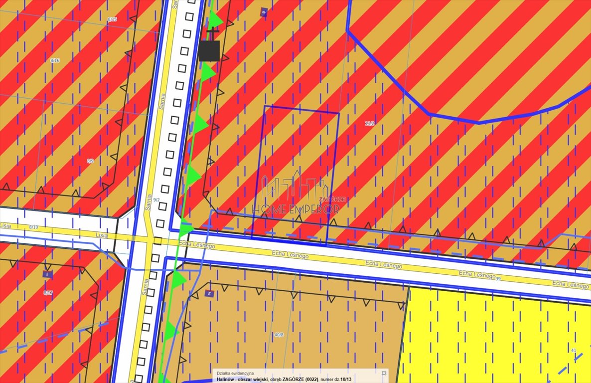Polecam działkę 822 m² w Zagórzu z wodą i prądem Zagórze, Echa Leśne  822m2 Foto 1