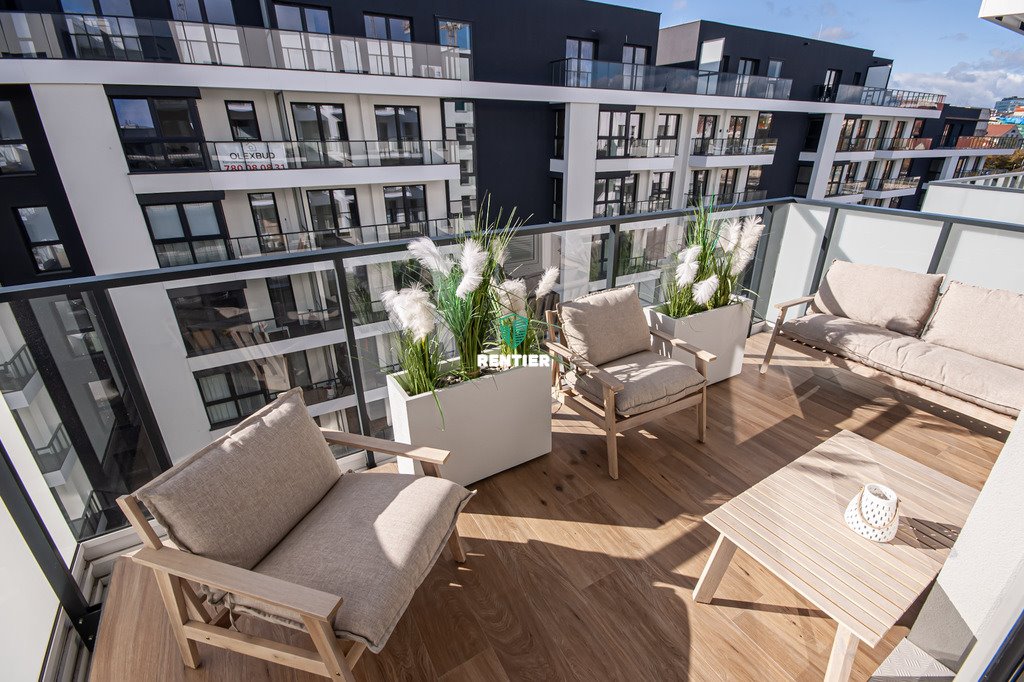 Mieszkanie dwupokojowe na wynajem Szczecin, Centrum, Leona Heyki  45m2 Foto 1