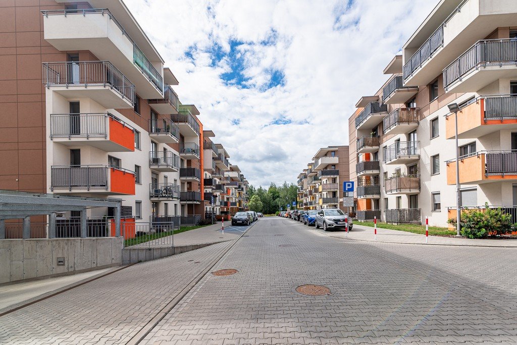 Nowoczesne 3-pokojowe mieszkanie 60 m² (z balkonami) w Krakowie Kraków, Bieżanów-Prokocim, Złocień, Domagały  60m2 Foto 1