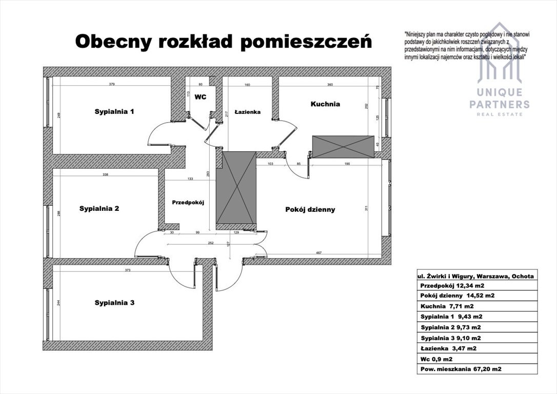 Mieszkanie czteropokojowe  na sprzedaż Warszawa, Ochota Rakowiec, Żwirki i Wigury  67m2 Foto 4