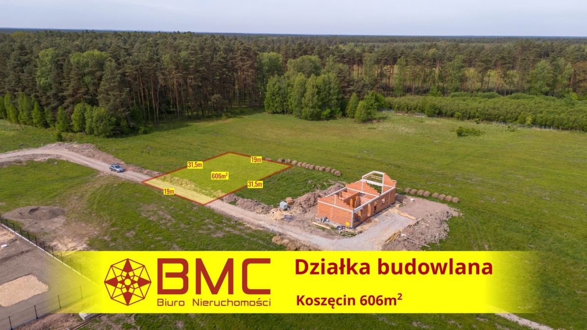 Działka budowlana na sprzedaż Koszęcin  606m2 Foto 1