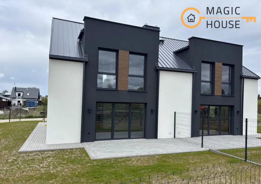 Nowoczesny dom bliźniak 125 m² z ogrodem i garażem Rewa, Jaworowa  125m2 Foto 1