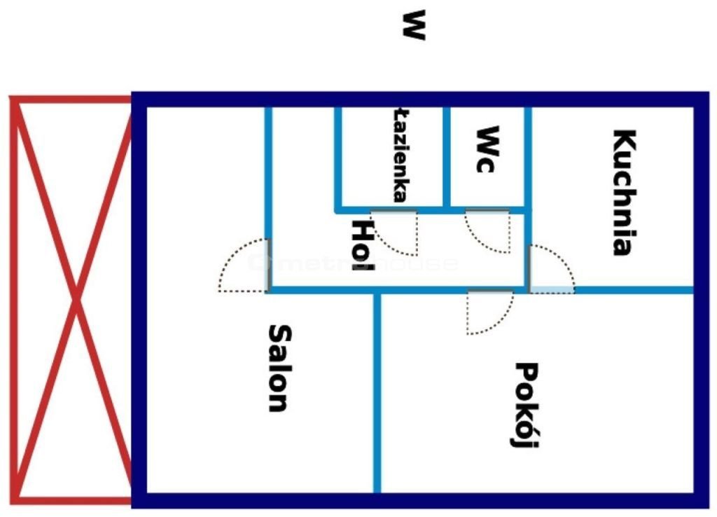 Mieszkanie dwupokojowe na sprzedaż Ozorków, Mielczarskiego  49m2 Foto 14