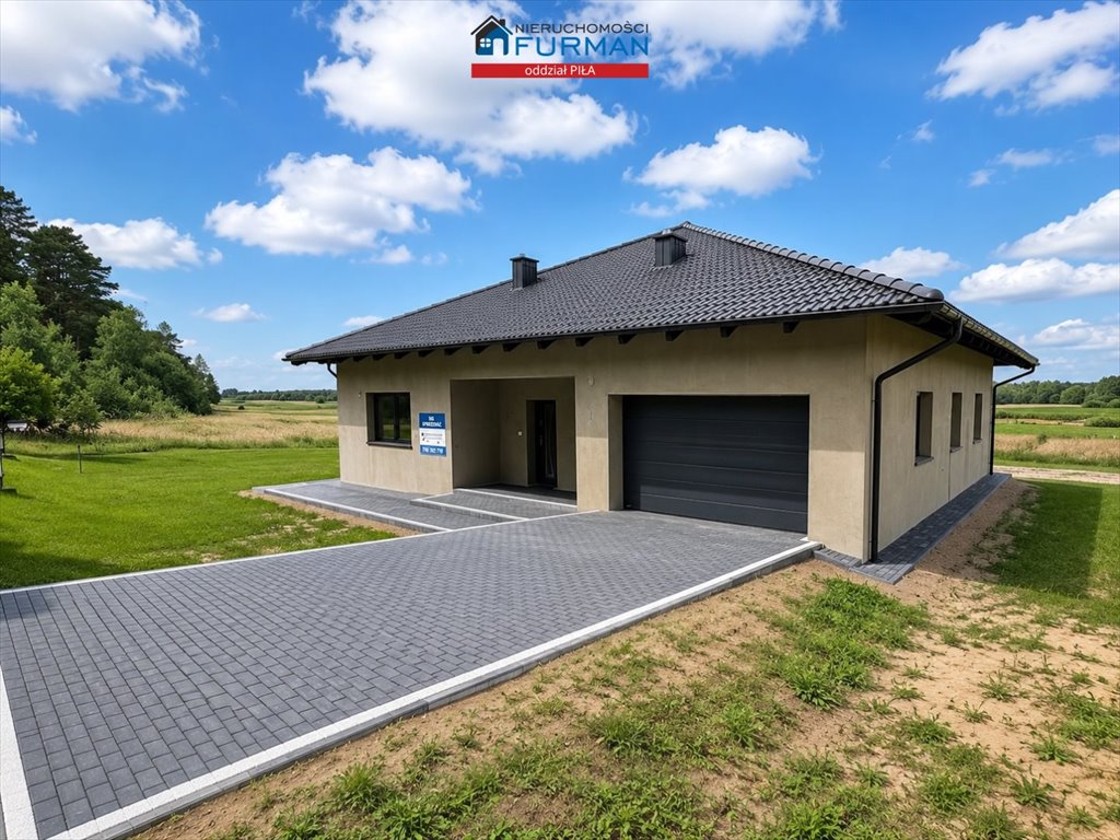 Nowoczesny dom z tarasem i lasem w tle - Szamocin Szamocin  145m2 Foto 1