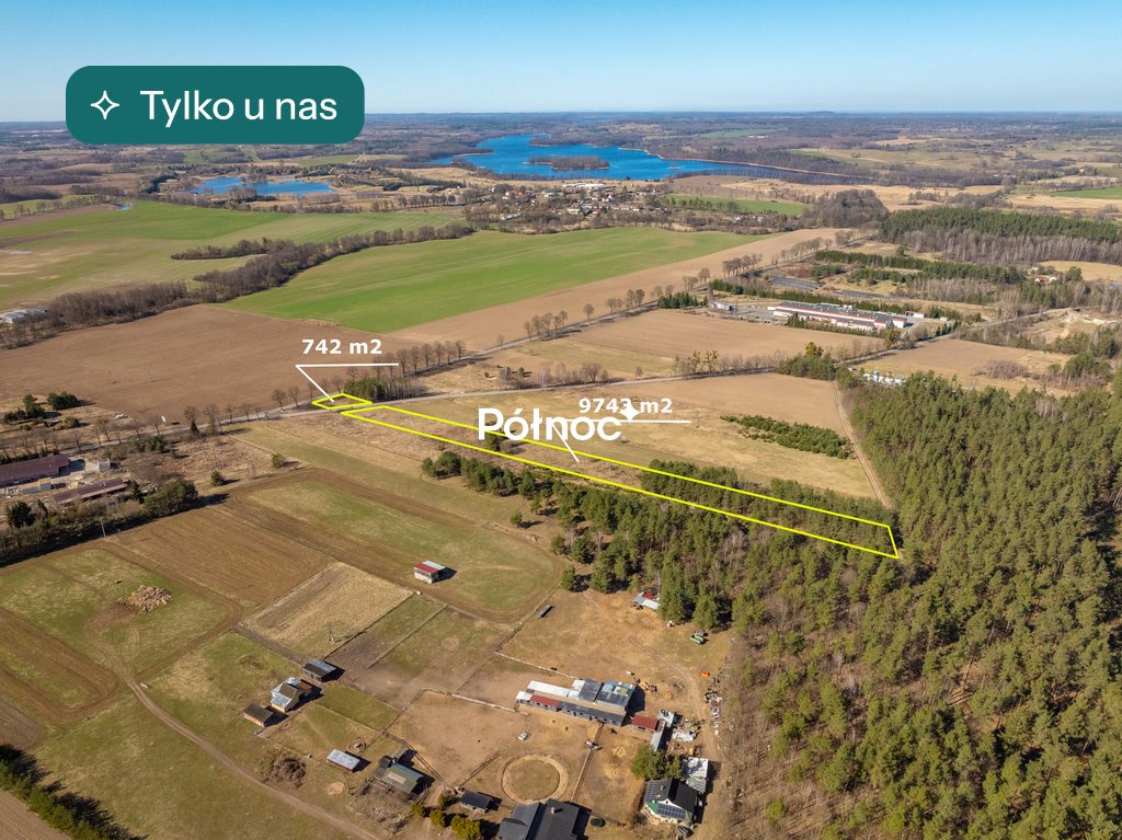 Do sprzedania działka inwestycyjno-mieszkalna 17 140 m² w Łukcie Łukta, Warmińska  17 140m2 Foto 1