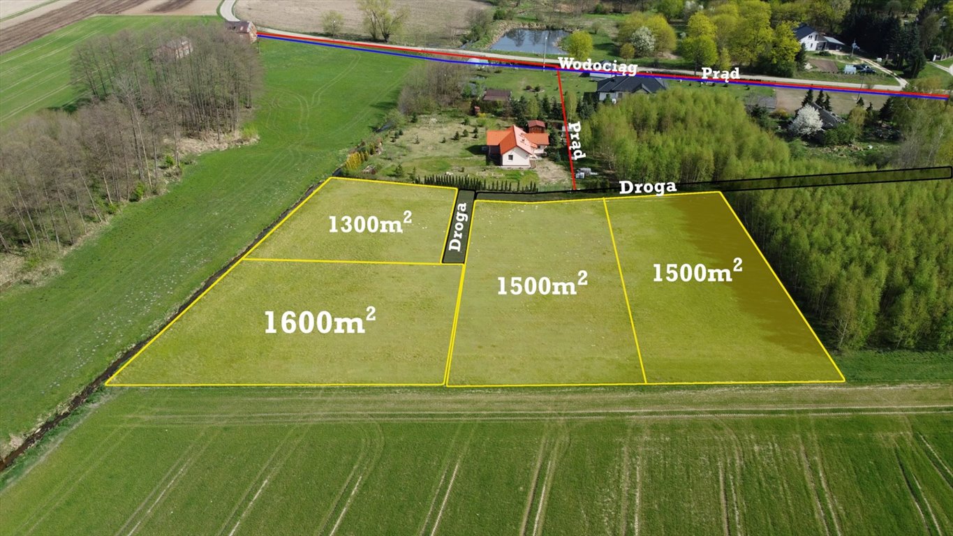 Działka 1500 m² pod dom lub letnisko - zapraszam Modzele-Bartłomieje  1 500m2 Foto 1