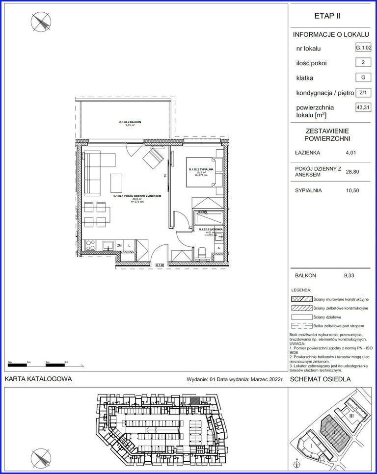 Mieszkanie dwupokojowe na sprzedaż Szczecin, Łasztownia, Celna  43m2 Foto 3