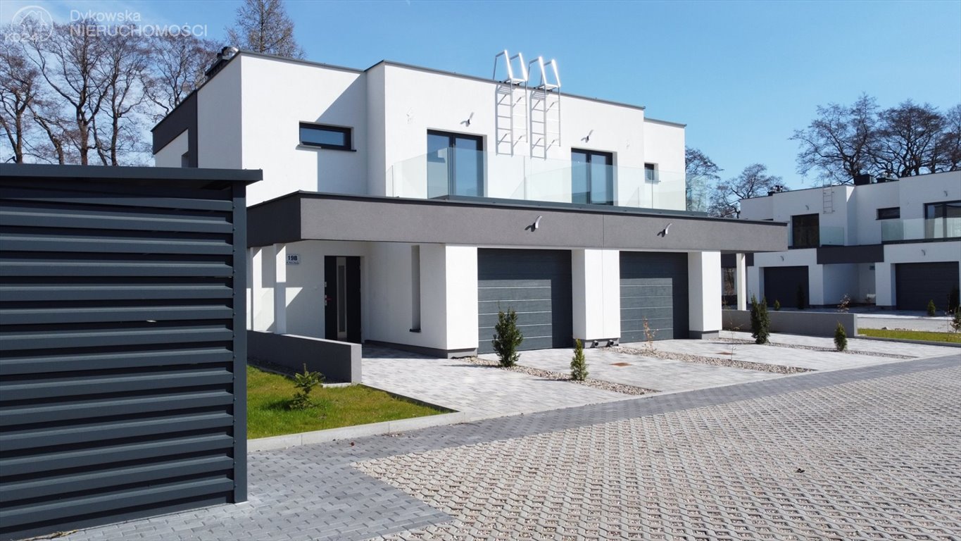 Nowoczesny dom bliźniaczy 109 m² z ogródkiem w Lęborku Lębork, Piotra Skargi  109m2 Foto 1