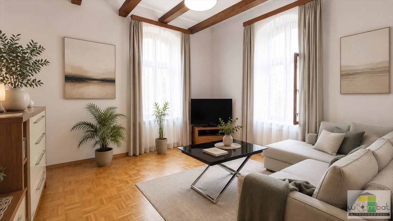 Na sprzedaż przestronne 2 pokoje z wysokimi sufitami w Świdnicy Świdnica  56m2 Foto 1