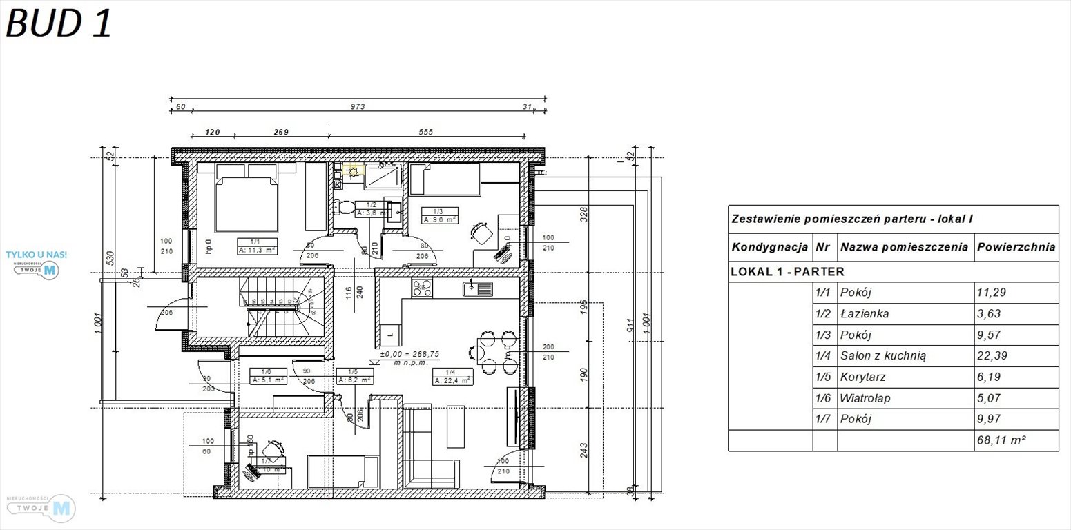 Na sprzedaż przestronne 4-pokojowe mieszkanie 75 m² w Suchedniowie Suchedniów, Suchedniów, Suchedniów  75m2 Foto 1