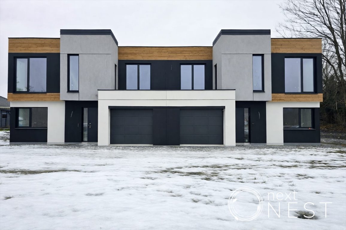 Nowoczesny bliźniak 173 m2 z dużą działką 1500 m2, smart home Stara Wieś, Poziomkowa  173m2 Foto 1