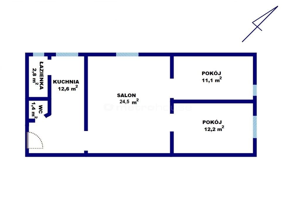 Mieszkanie trzypokojowe na sprzedaż Olsztyn, Zatorze, Zientary-Malewskiej  60m2 Foto 13