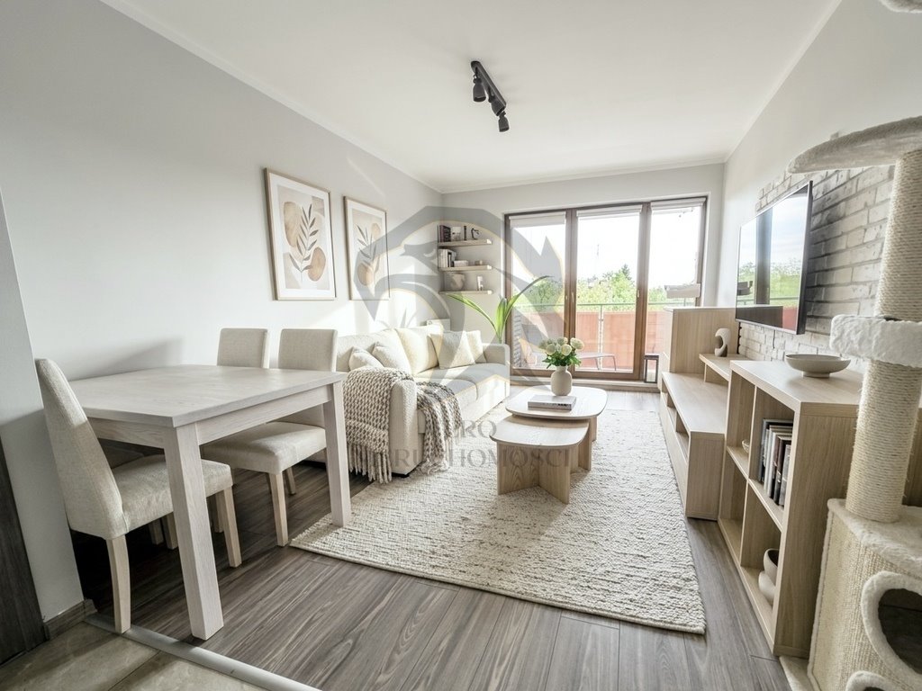 Słoneczne 2 pokoje z balkonem, garażem i niskimi kosztami Wrocław, Nefrytowa  44m2 Foto 1