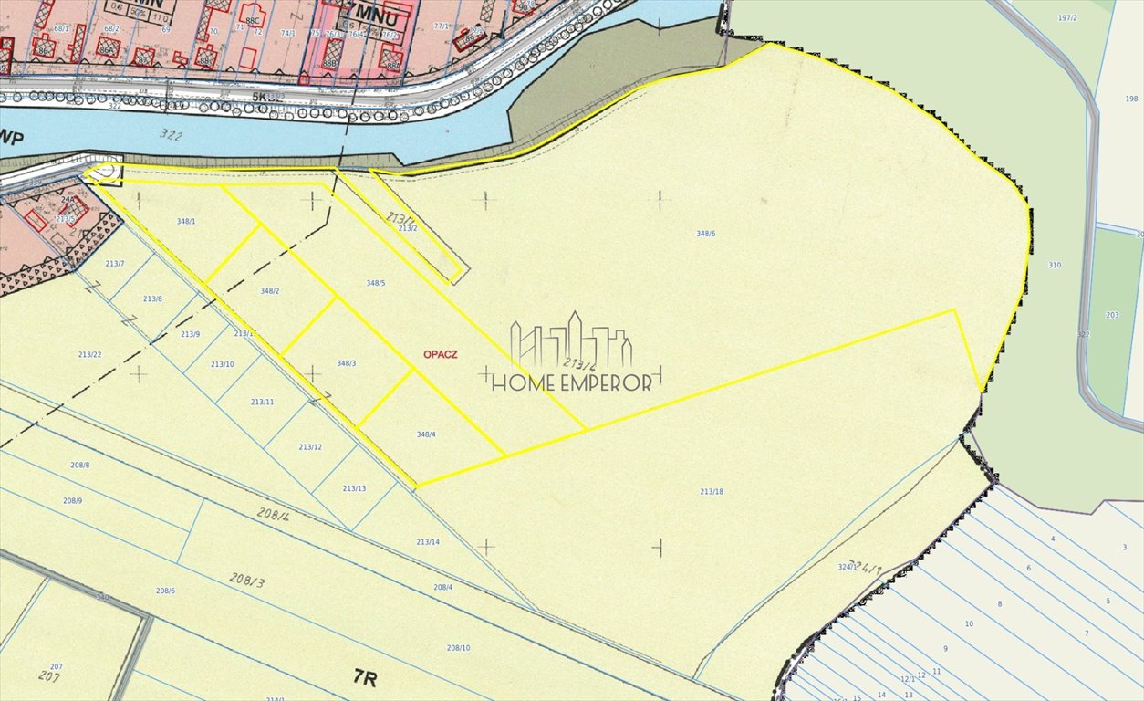 Działka rolna 73 889 m² z mediami, brak zabudowy. Opacz  73 889m2 Foto 1