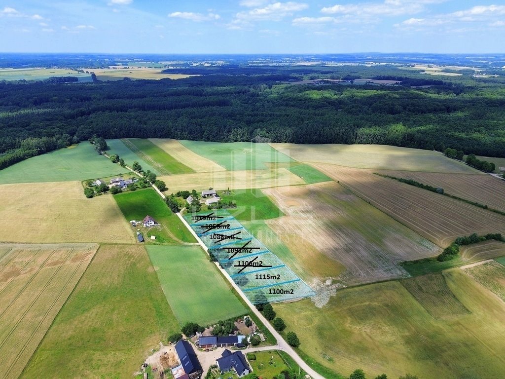 Działka budowlana na sprzedaż Pogódki  1 100m2 Foto 1