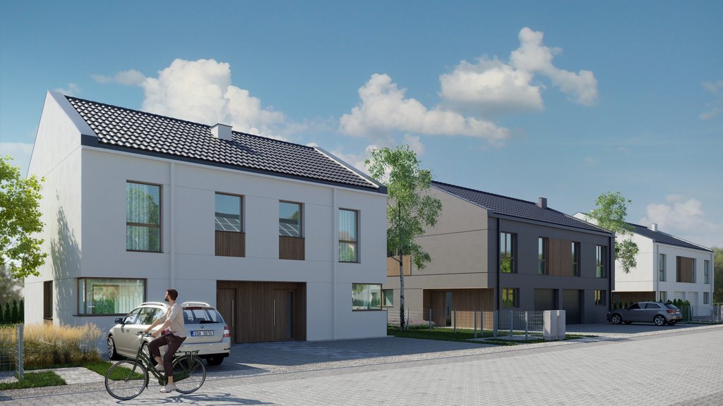 Polecam nowoczesny dom 5 pokoi z gruntową pompą ciepła w Jasinie Jasin, Gerberowa  103m2 Foto 1