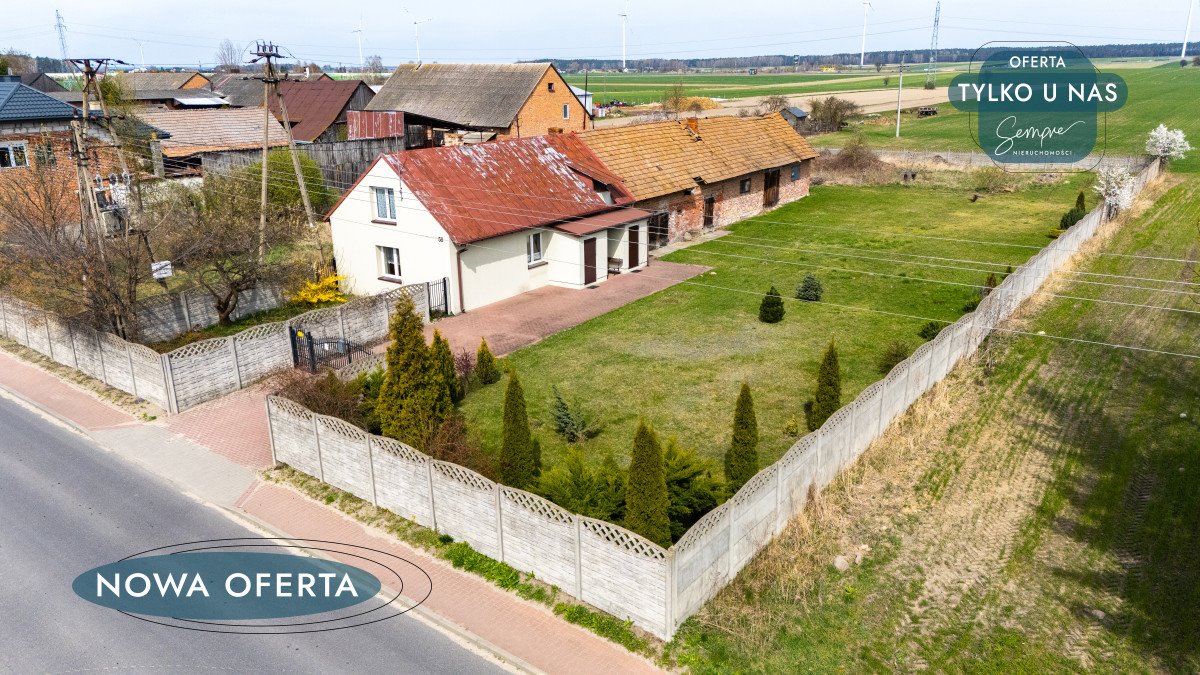 Zapraszam do obejrzenia domu na dużej działce 3245 m² z potencjałem inwestycyjnym Polichno  3 245m2 Foto 1