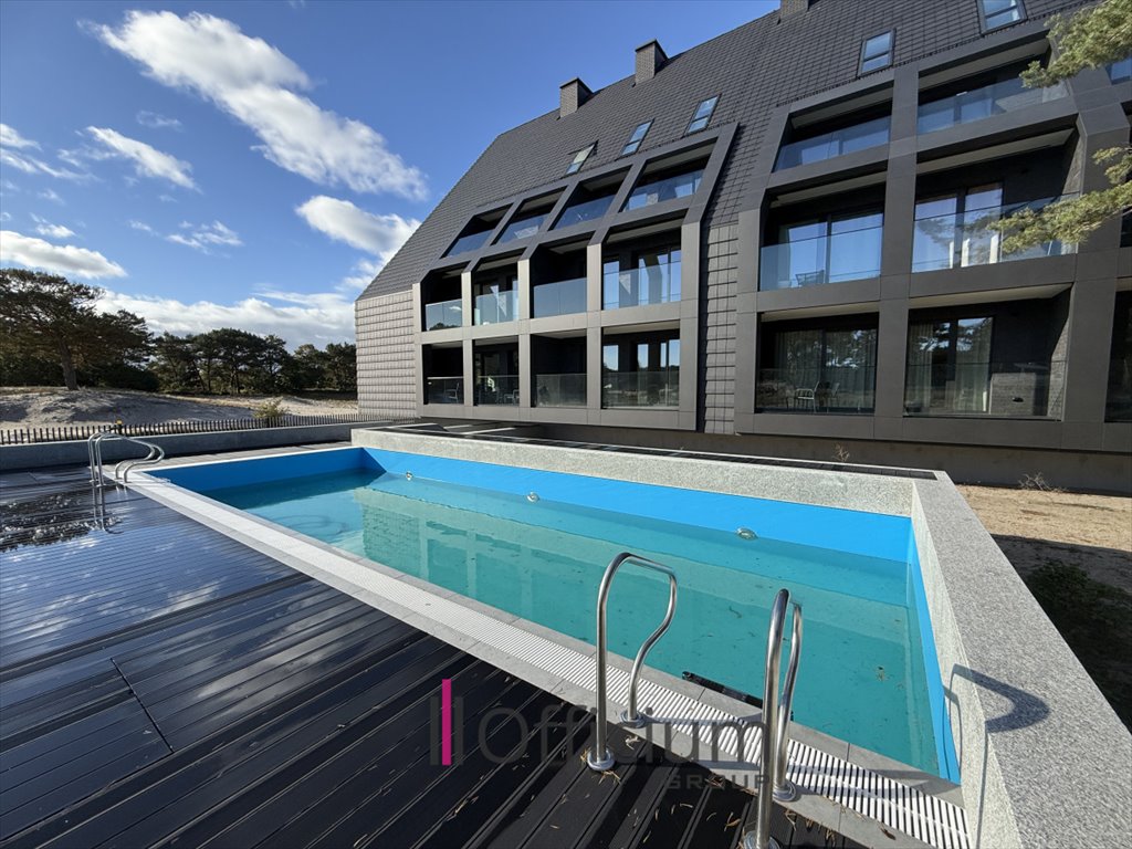Do sprzedania nowoczesne 43 m² z basenem i widokiem na wydmy Hel, Wydmowa  43m2 Foto 1