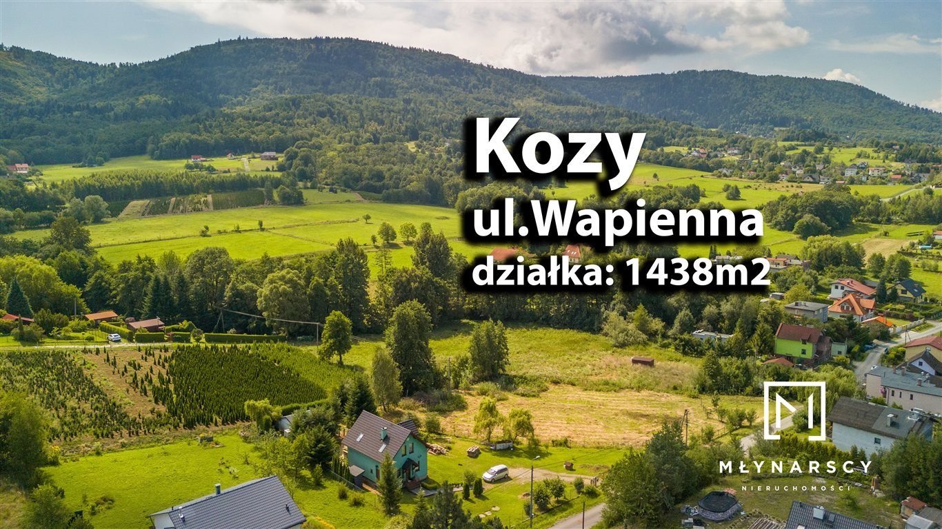 Działka budowlana na sprzedaż kozy, kozy  1 438m2 Foto 3