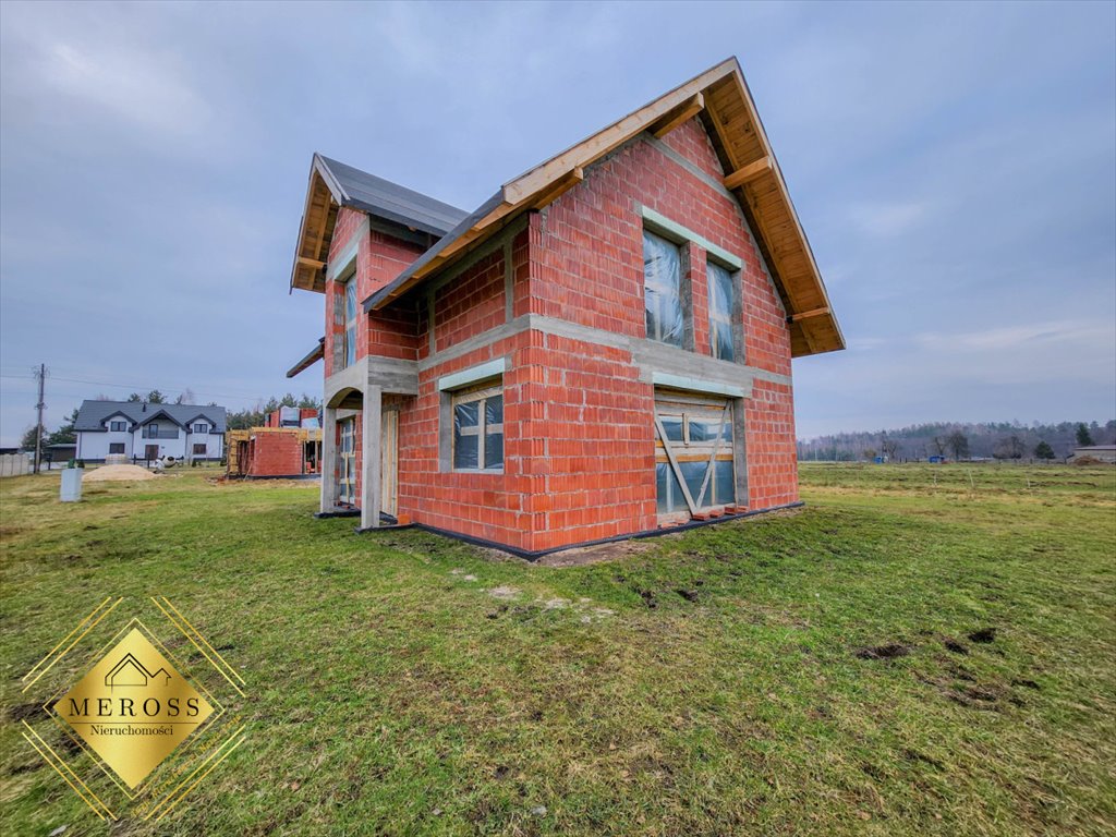 Dom w stanie surowym z garażem i dużą działką (816 m²) Aleksandria Druga  222m2 Foto 1