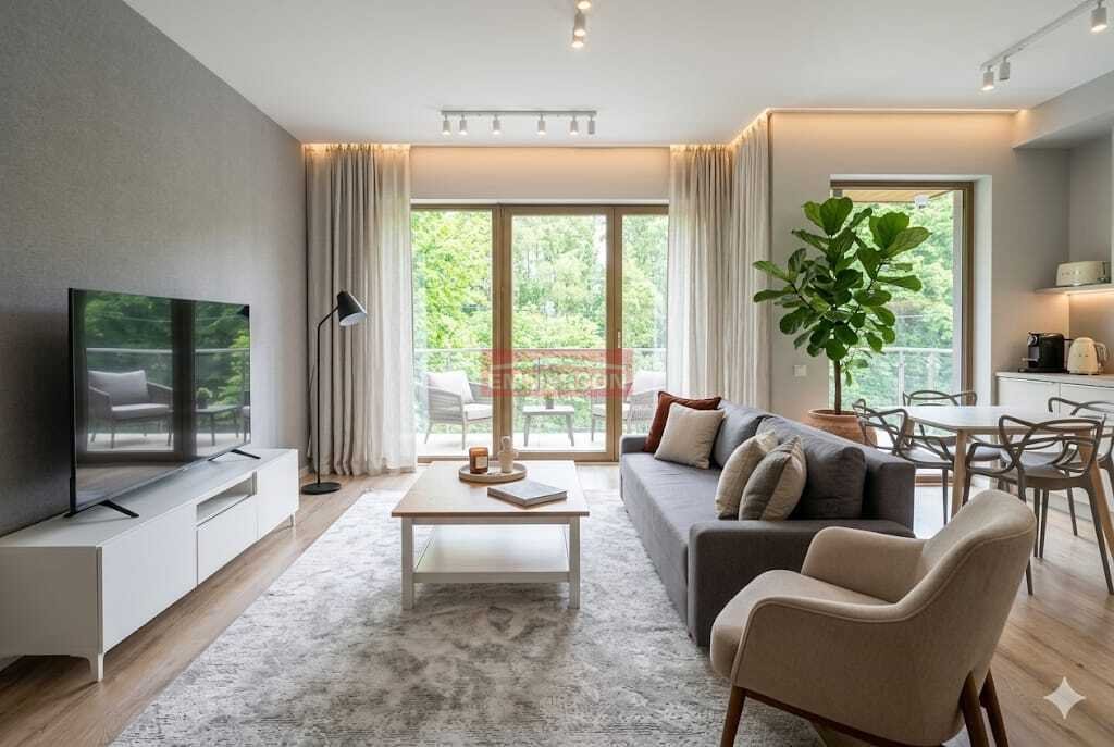 Wynajmę nowoczesny 3-pokojowy apartament z dużym tarasem w Krakowie Kraków, Podgórze, Cechowa  75m2 Foto 1
