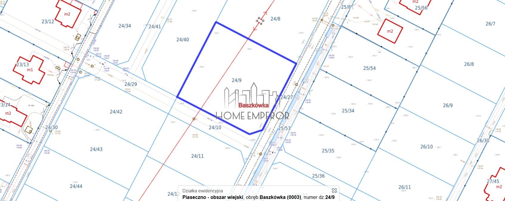 Działka budowlana na sprzedaż Baszkówka, Słoneczna  2 095m2 Foto 3