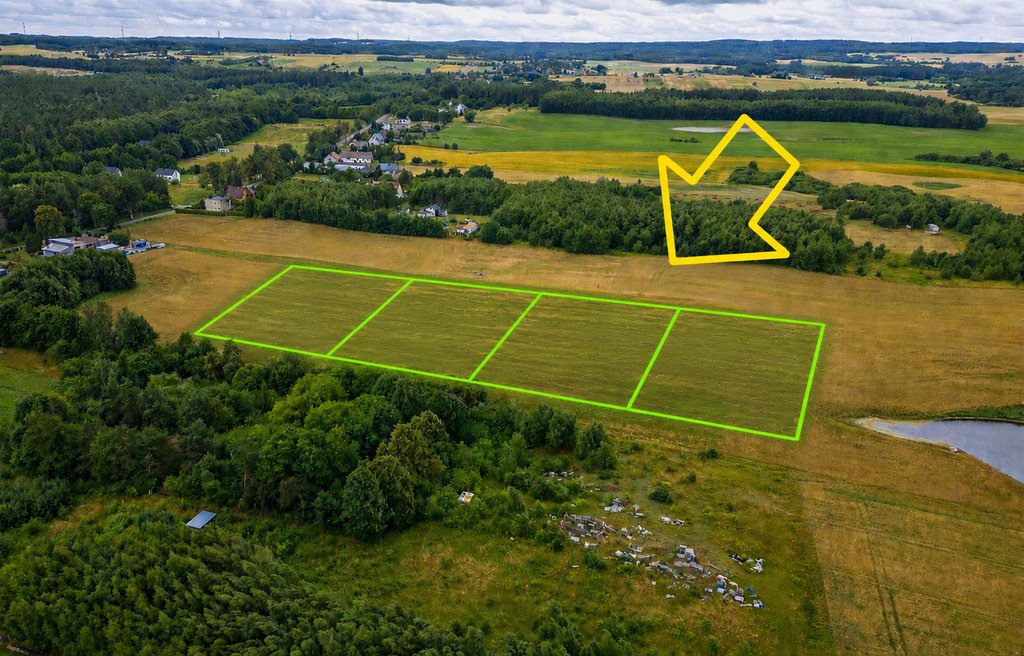 Działki z warunkami zabudowy - 3607 m² w Siwiałce Siwiałka  3 607m2 Foto 1