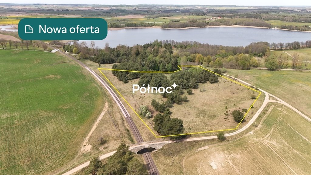 Działka rolna 28 800 m² blisko jeziora Mleczówka i Orzysz Rogale, Rogale  28 800m2 Foto 1