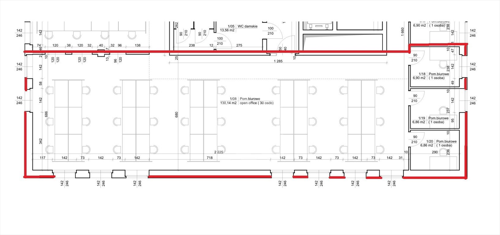 Lokal użytkowy na wynajem Bydgoszcz, Okole  151m2 Foto 14