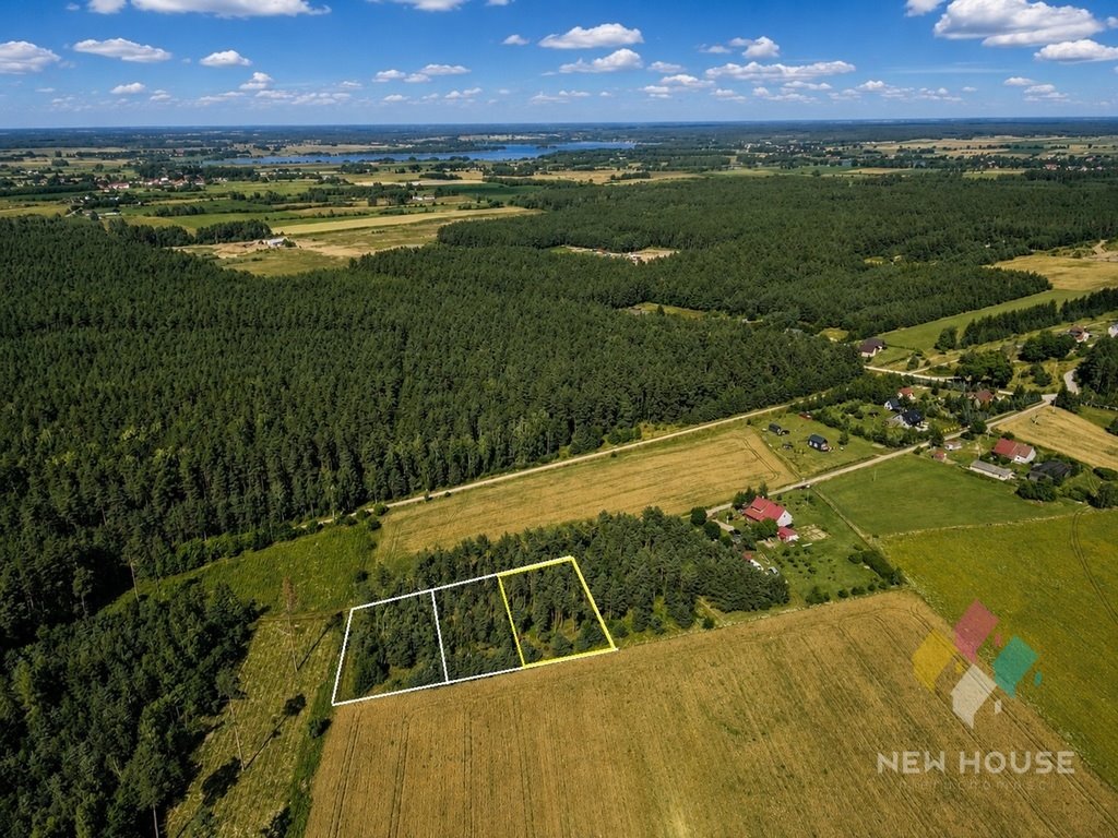Urokliwa działka pod dom na Mazurach - 1443 m2. Jabłonka  1 443m2 Foto 1