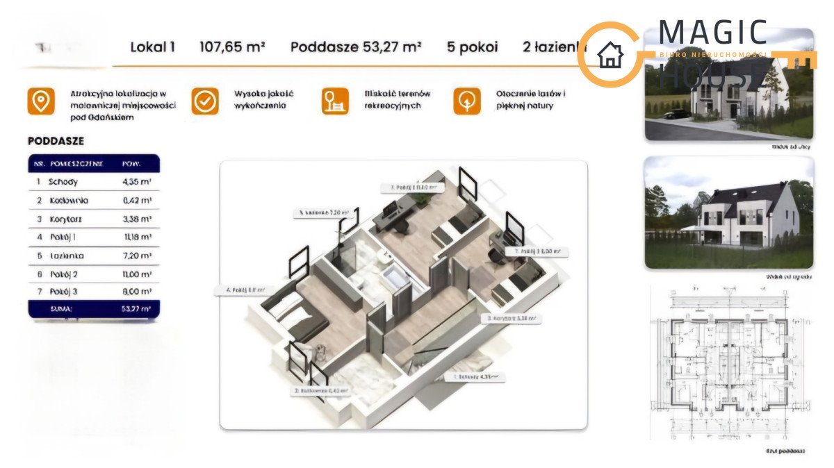 Dom na sprzedaż Jagatowo, Azaliowa  110m2 Foto 9