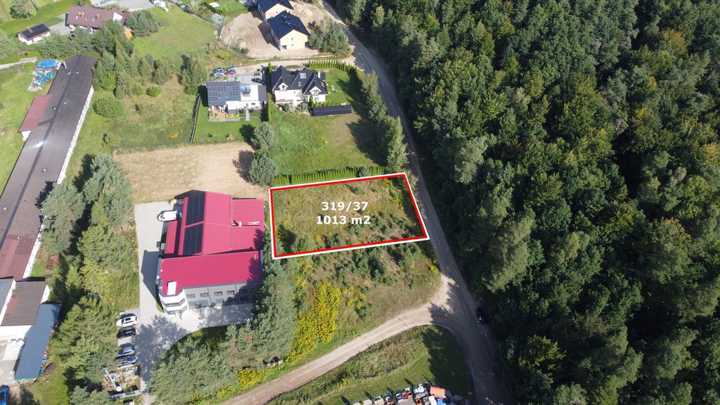 Działka 1013 m2 pod zabudowę jednorodzinną - las, media Koleczkowo, Dębowa  1 013m2 Foto 1